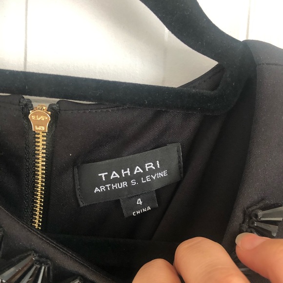 Tahari midi black dress - Picture 7 of 9